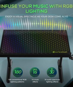 Eureka GTG-I43 Gaming Desk RGB light