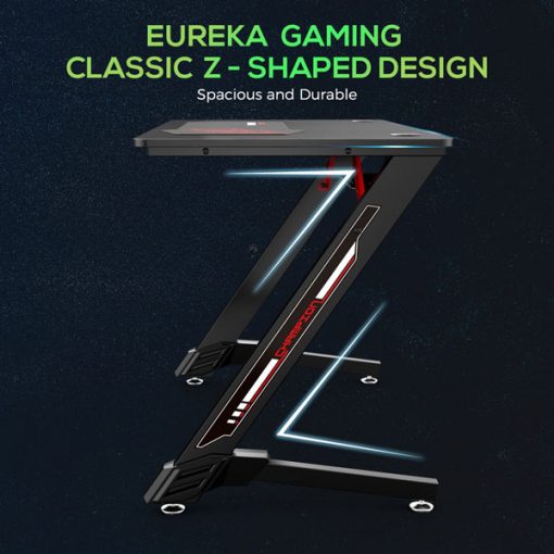 EUREKA ERGONOMIC Gaming Desk 43