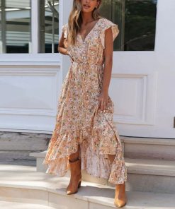 floral maxi dress