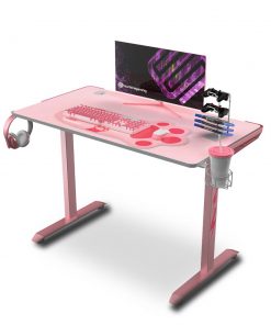 eureka pink computer desk